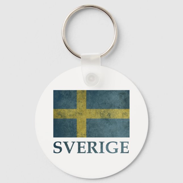 Vintages Schweden Schlüsselanhänger (Vorderseite)