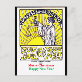 Vintages schwedisches Weihnachtsbegehren Postkarte