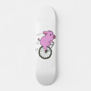 Vintages Schwein  Hintergrundfarbe Skateboard