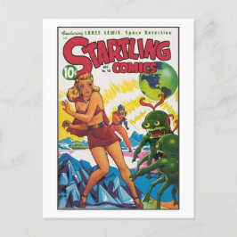 Vintages Sci-Fi, 1947 Postkarte