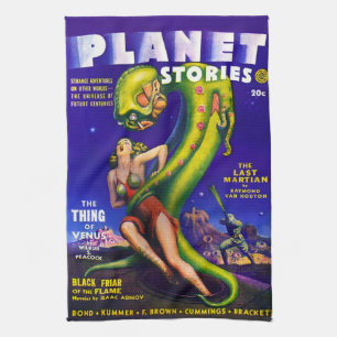 VINTAGES SCIENCE FICTION Küchen-Tuch Küchentuch