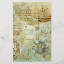 Vintages Seeblick-Scrapbook