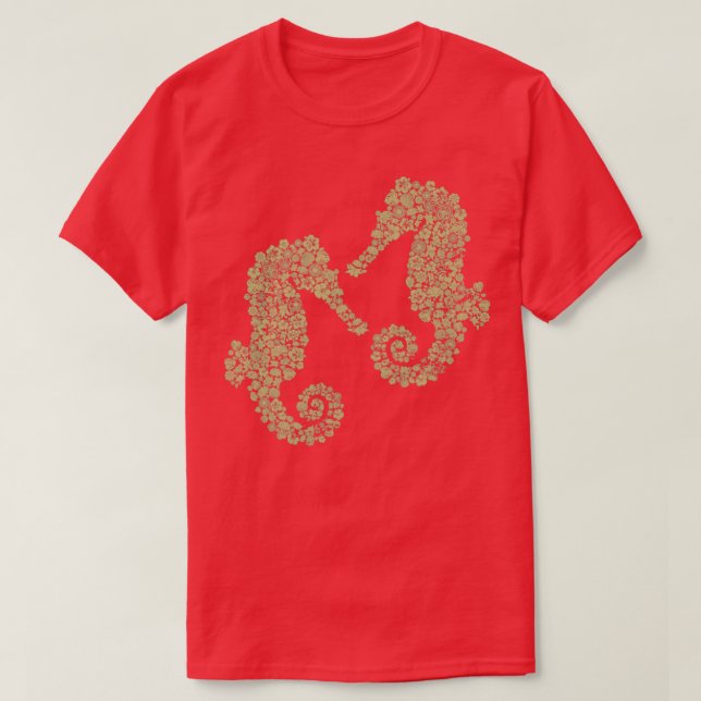 Vintages Seepferd T-Shirt (Design vorne)