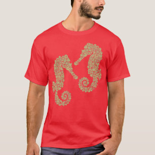 Vintages Seepferd T-Shirt