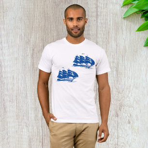 Vintages Seeschiff Seefahrerkletter T-Shirt