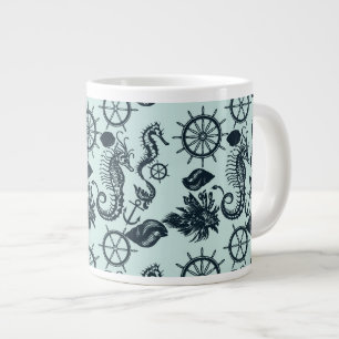 Vintages Seeteufel Jumbo-Tasse