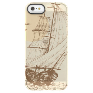 Vintages Segelboot Permafrost® iPhone SE/5/5s Hülle