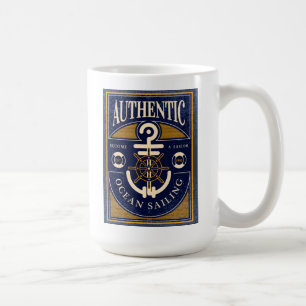 Vintages Segeln-Plakat Kaffeetasse