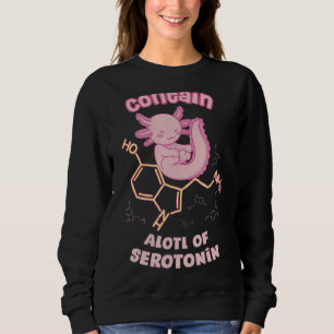 Vintages Serotonin-Molekül mit Axolotl Pub-Chemic Sweatshirt