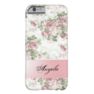 Vintages Shabby Chic Blume Personalisiert Barely There iPhone 6 Hülle