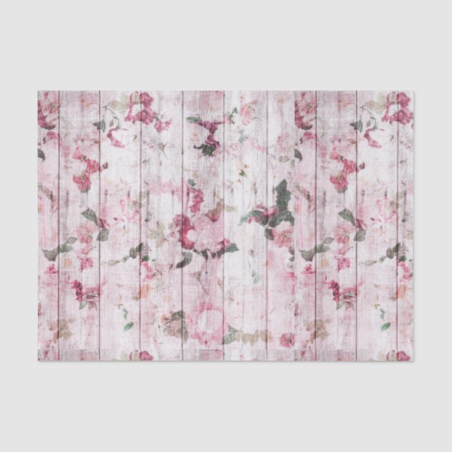 Vintages Shabby Chic Seidenpapier (Vorderseite)