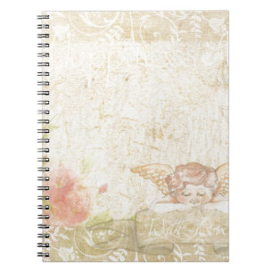 Vintages Shabby Chic Sweet Angelique Notizblock