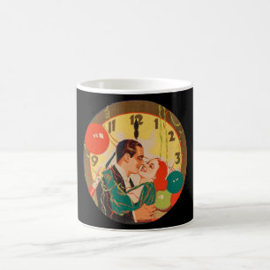Vintages Silvesterpaar Kaffeetasse