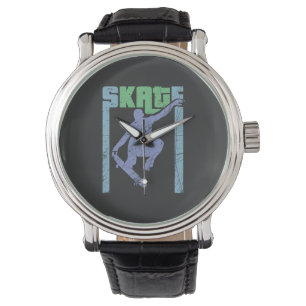 Vintages Skateboard Armbanduhr
