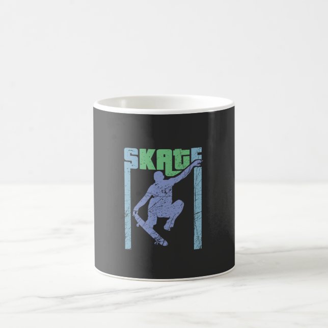 Vintages Skateboard Kaffeetasse (Mittel)