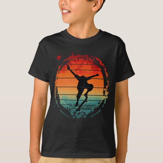 Vintages Skateboard T-Shirt (Vorderseite)
