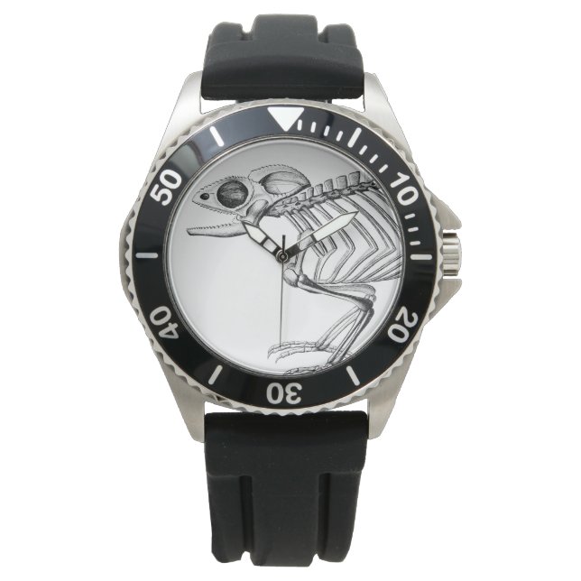 Vintages Skelett Armbanduhr (Vorderseite)