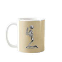 Vintages Skelett Medizinisches Diagramm