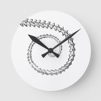 Vintages Skelett Runde Wanduhr