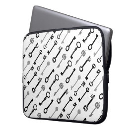 Vintages Skelett Schlüsselschläfchen Laptopschutzhülle