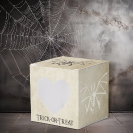 Vintages Skelettbast Halloween Geschenkschachtel