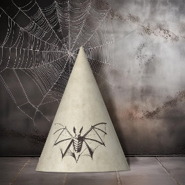 Vintages Skelettbast Halloween Partyhütchen