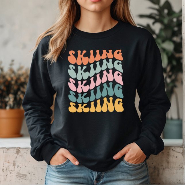Vintages Skifahren Sweatshirt (Von Creator hochgeladen)