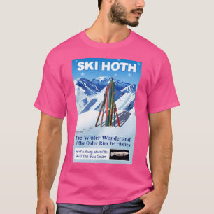 Vintages Skihüttenplakat T-Shirt