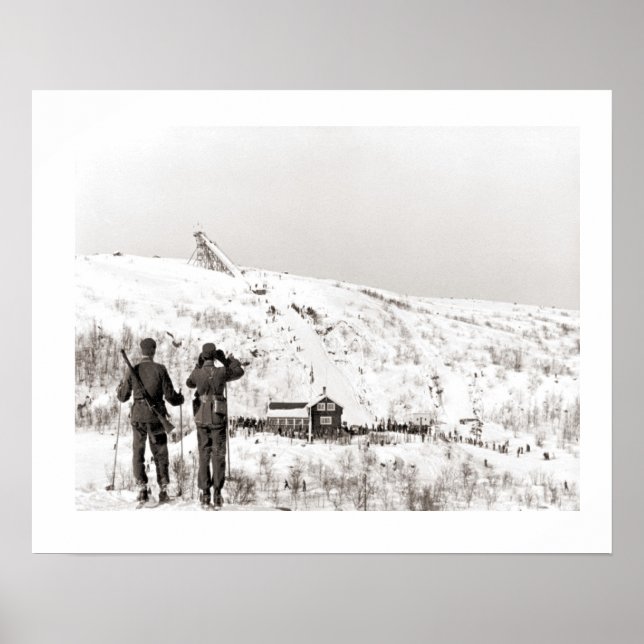 Vintages Skizentrum, Sicherheitspatrol Poster (Vorne)