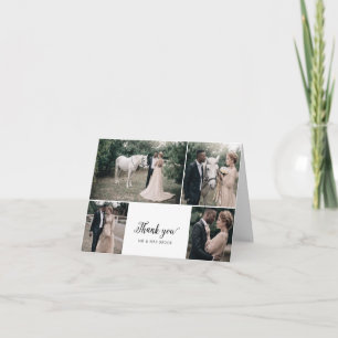 Vintages Skript 4 Fotomaterial bei eingefrorener H Dankeskarte