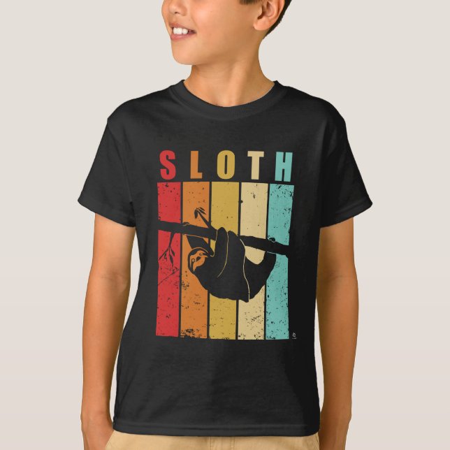Vintages Slothgeschenk T-Shirt (Vorderseite)
