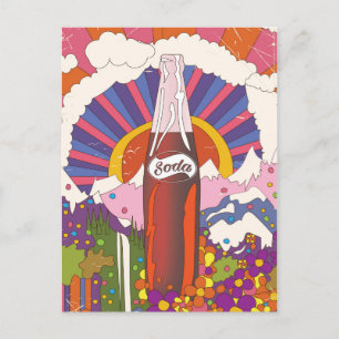 Vintages Soda-kommerzielles Plakat Postkarte