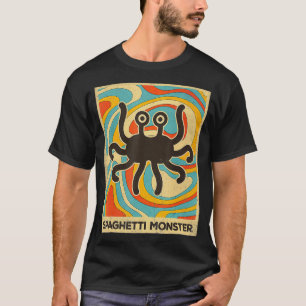 Vintages Spaghetti-Monster Atheist Retro-Geschenk T-Shirt