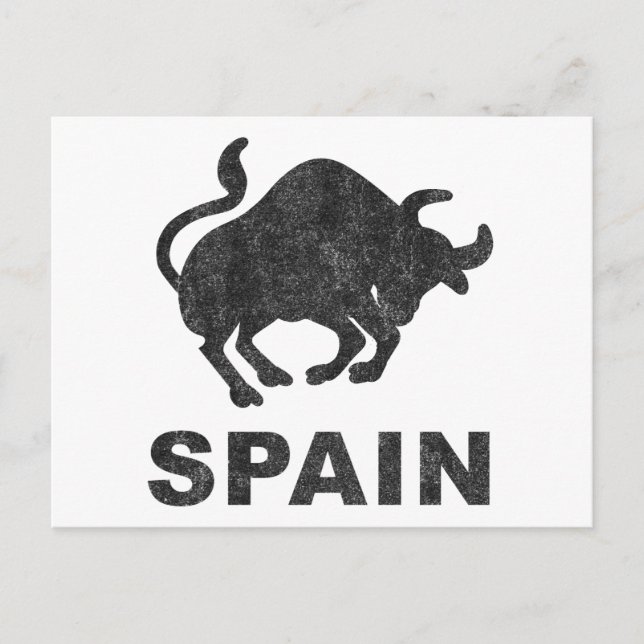 Vintages Spanien Postkarte (Vorderseite)