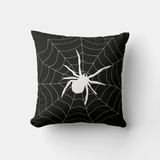 Vintages Spider Web Kissen (Vorderseite)