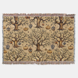 Vintages Spuk Baummuster Decke