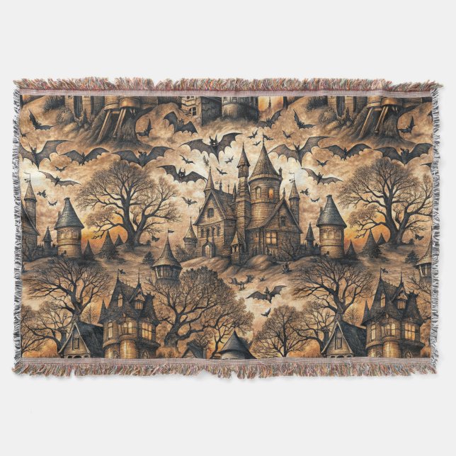 Vintages Spuk Haus Decke (Vorderseite)