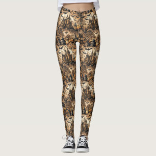 Vintages Spuk Haus Leggings