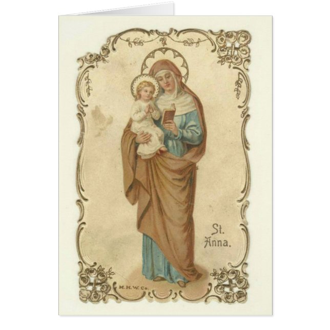 Vintages St- AnneJungfrau-Mary-Gebet (Vorne)