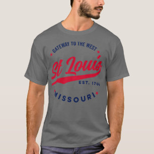 Vintages St. Louis Missouri-Gateway in die WestUSA T-Shirt