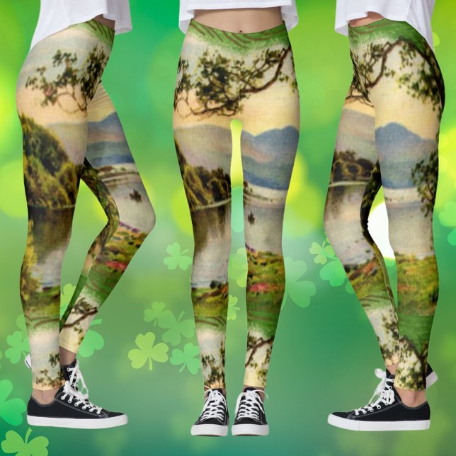 Vintages St. Paddy's Am Leggings (Vintage St. Paddy's By the Lake Leggings)