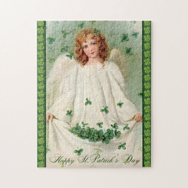 Vintages St Patrick Tagespuzzlespiel (Vertikal)