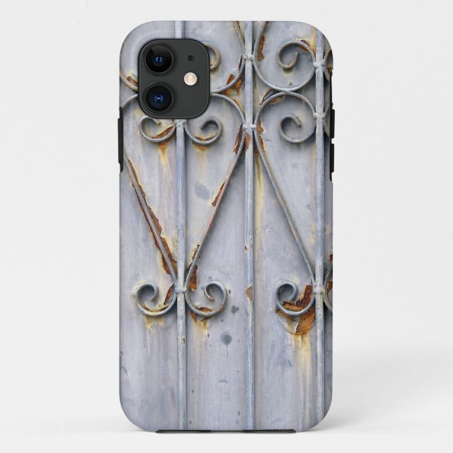 Vintages steampunk Mustermetallrustikales Chic Case-Mate iPhone Hülle (Rückseite)