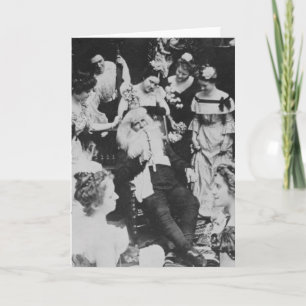 Vintages Stereoview Weihnachten und Weihnachten