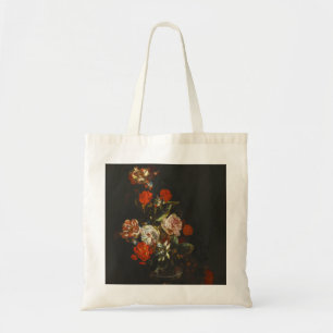 Vintages Stillleben mit Blume Tragetasche