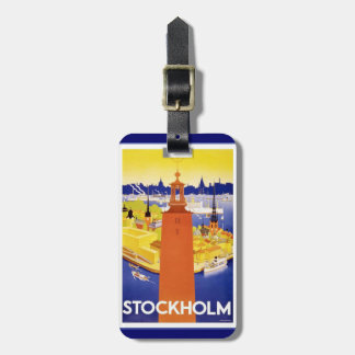 Vintages Stockholm Gepäckanhänger