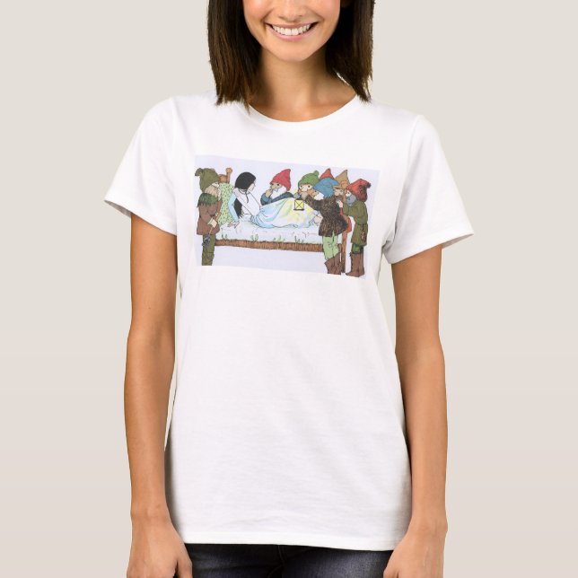 Vintages Storybook Fairytale Art. T-Shirt (Vorderseite)