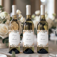 Vintages Stück Delikate Blume Hochzeitswein