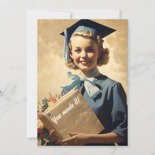 Vintages Studentenheft Ankündigung