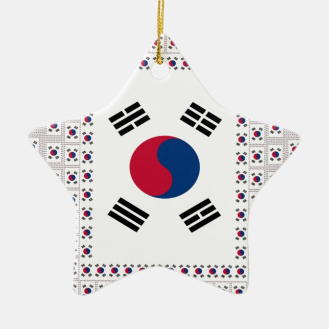 Vintages Südkorea Keramikornament (Vorne)